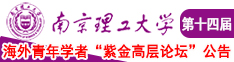 屄视频电影院南京理工大学第十四届海外青年学者紫金论坛诚邀海内外英才！